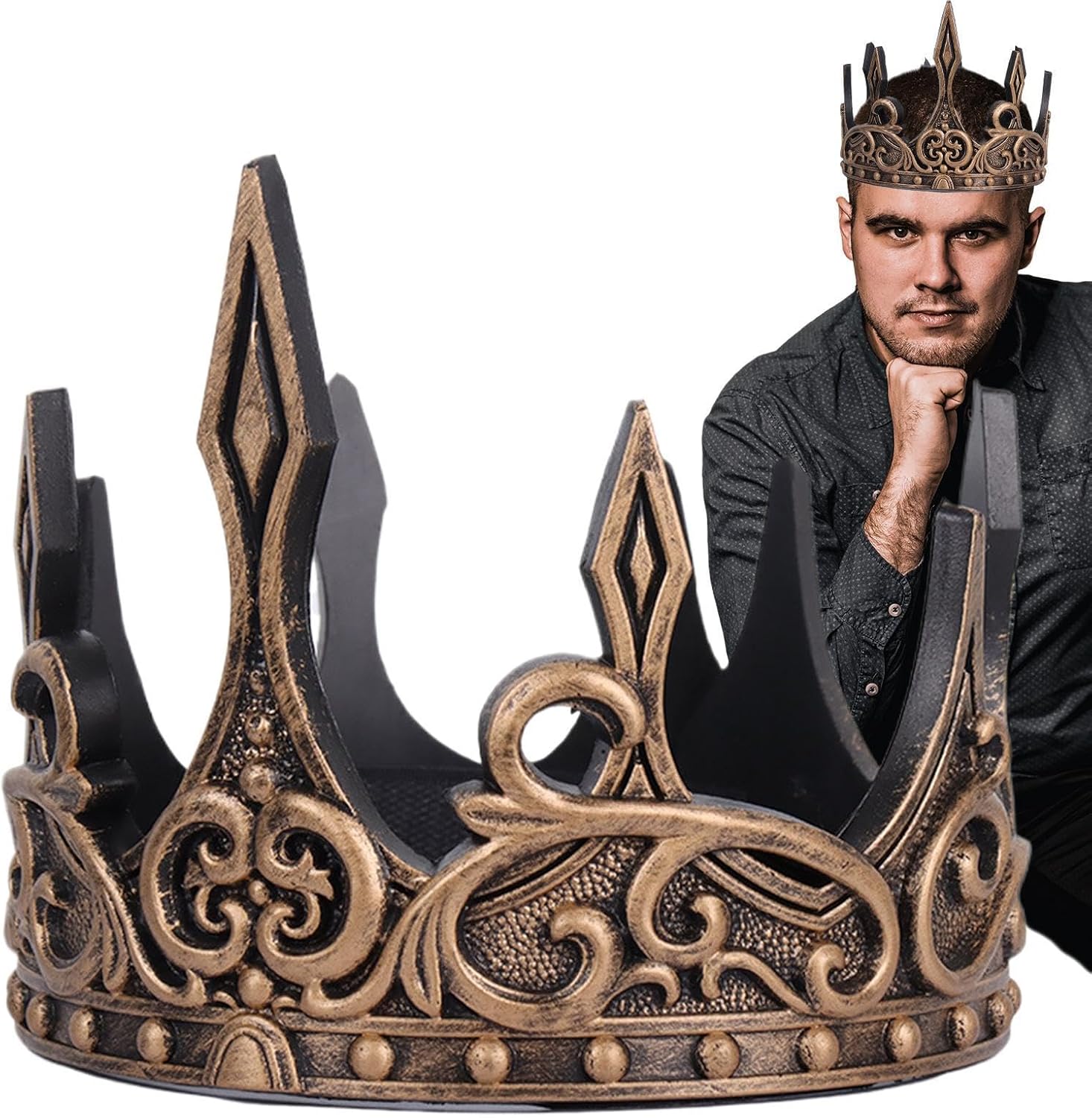 Unnecessary Halloween Crown Costume — WeirdThingsToBuy weird find