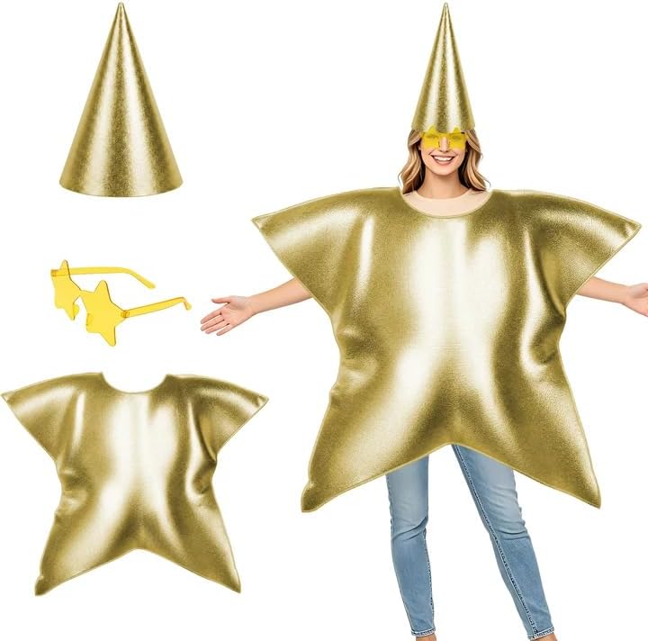 Unnecessary Halloween Gold Star Costume Set — WeirdThingsToBuy weird find