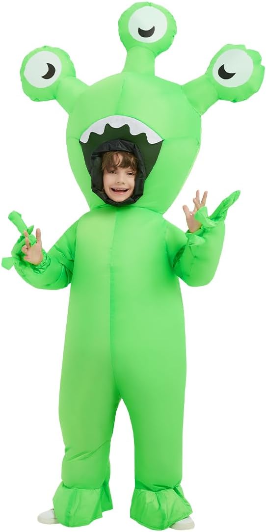 Unnecessary Halloween Inflatable Alien Costume Kids — WeirdThingsToBuy weird find