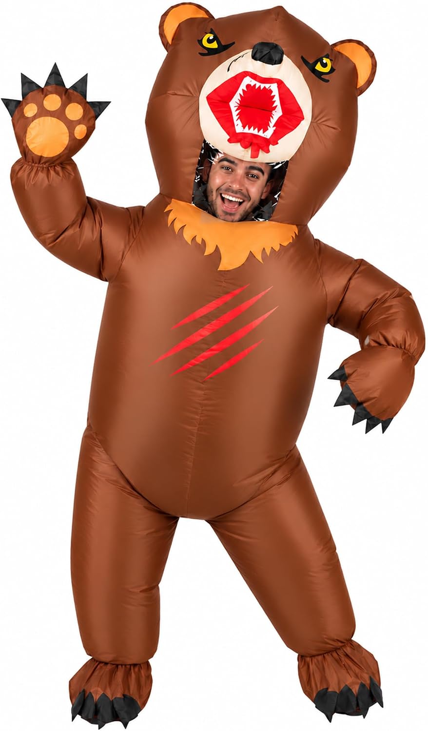 Unnecessary Halloween Inflatable Bear Costume Adults — WeirdThingsToBuy weird find