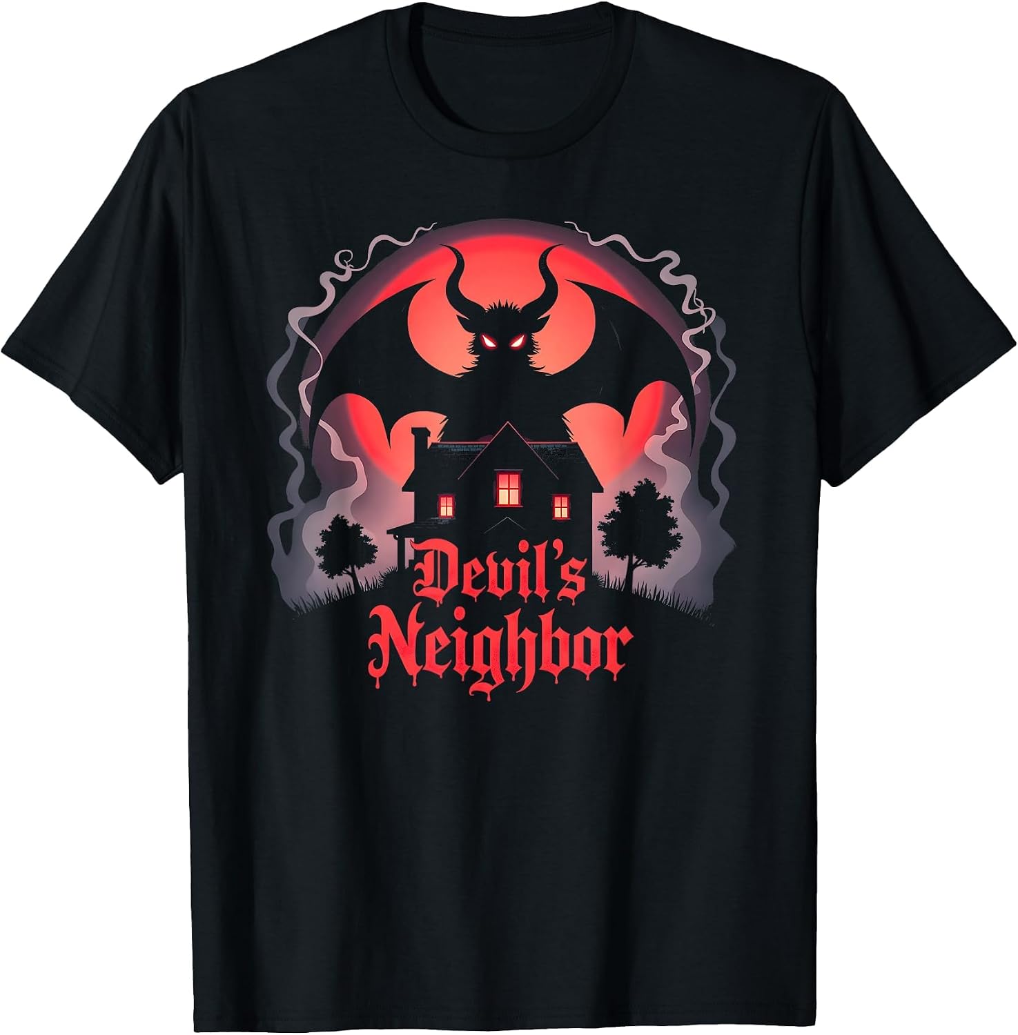Unnecessary Halloween Jersey Devil's Neighbor Spooky — WeirdThingsToBuy weird find