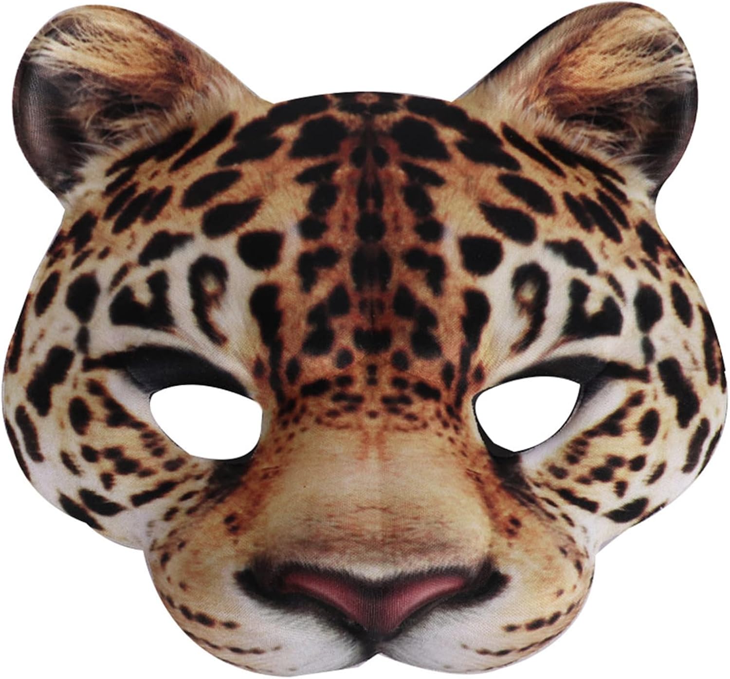 Unnecessary Halloween Leopard Mask Leopard Half — WeirdThingsToBuy weird find
