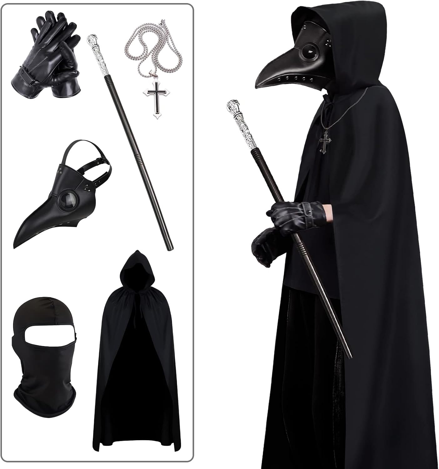 Unnecessary Halloween Plague Doctor Mask Plague — WeirdThingsToBuy weird find