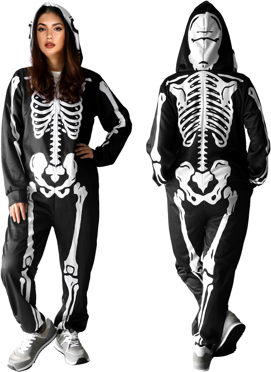 Unnecessary Halloween Skeleton Bodysuits Cross — WeirdThingsToBuy weird find