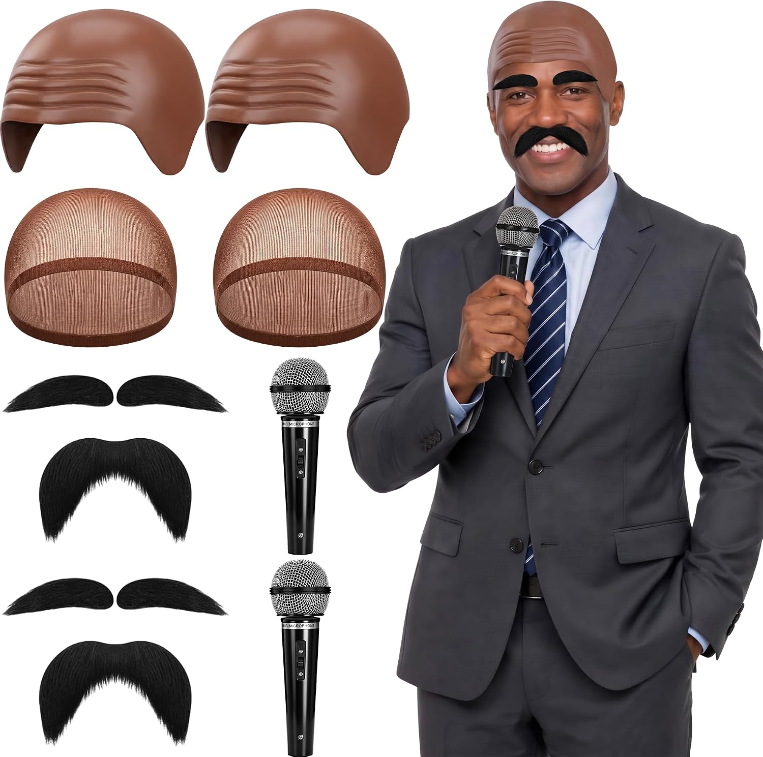 Unnecessary Halloween Speaker Costume Bald Cap — WeirdThingsToBuy weird find
