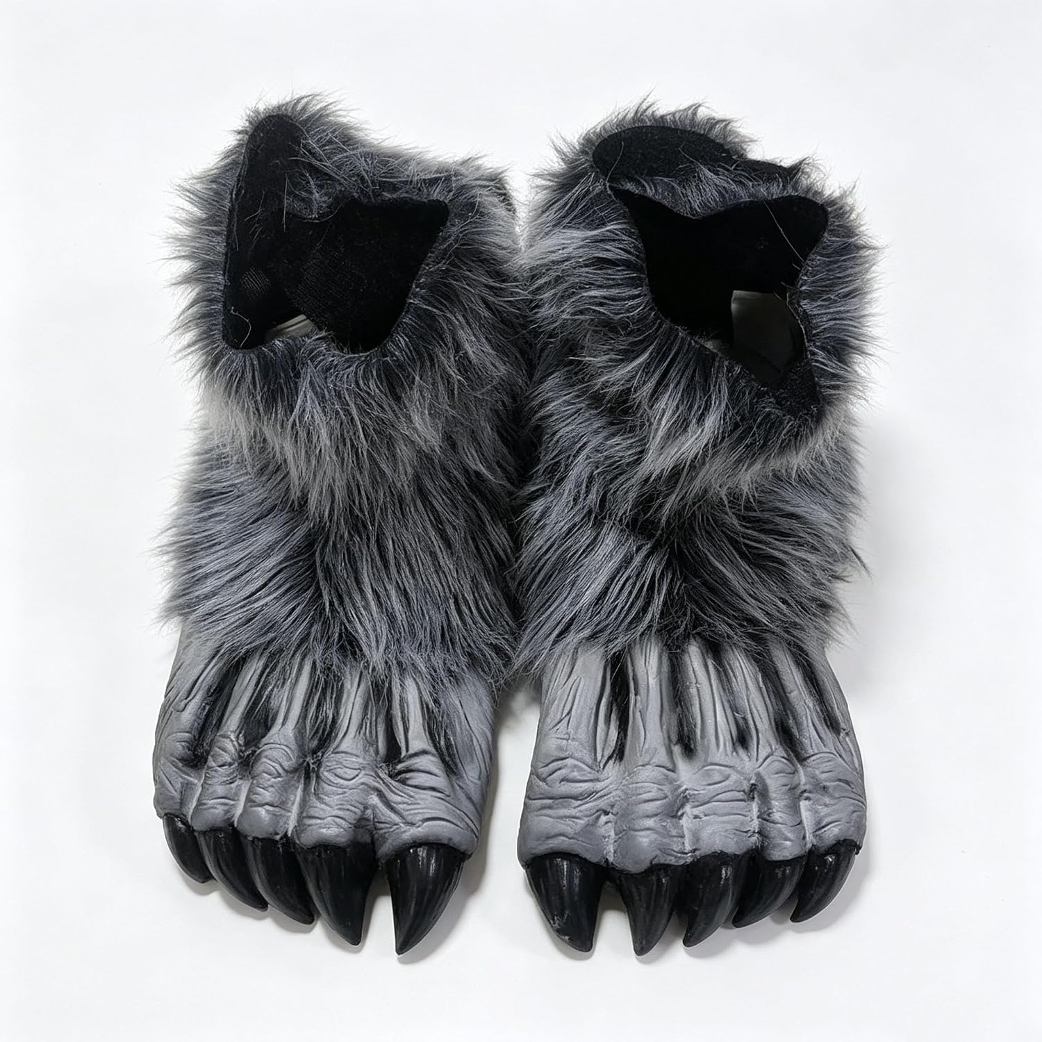 Unnecessary Halloween Werewolf Shoes Prop Plush — WeirdThingsToBuy weird find