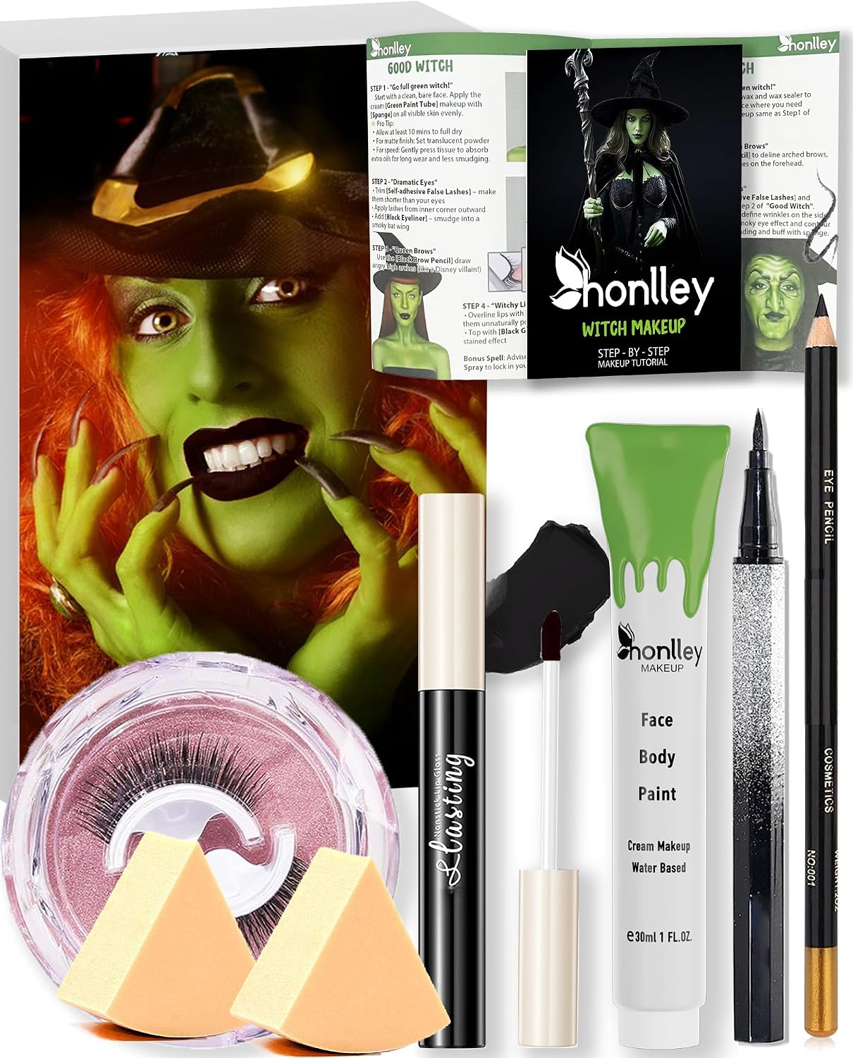 Unnecessary Halloween Wicked Witch Makeup Complete — WeirdThingsToBuy weird find