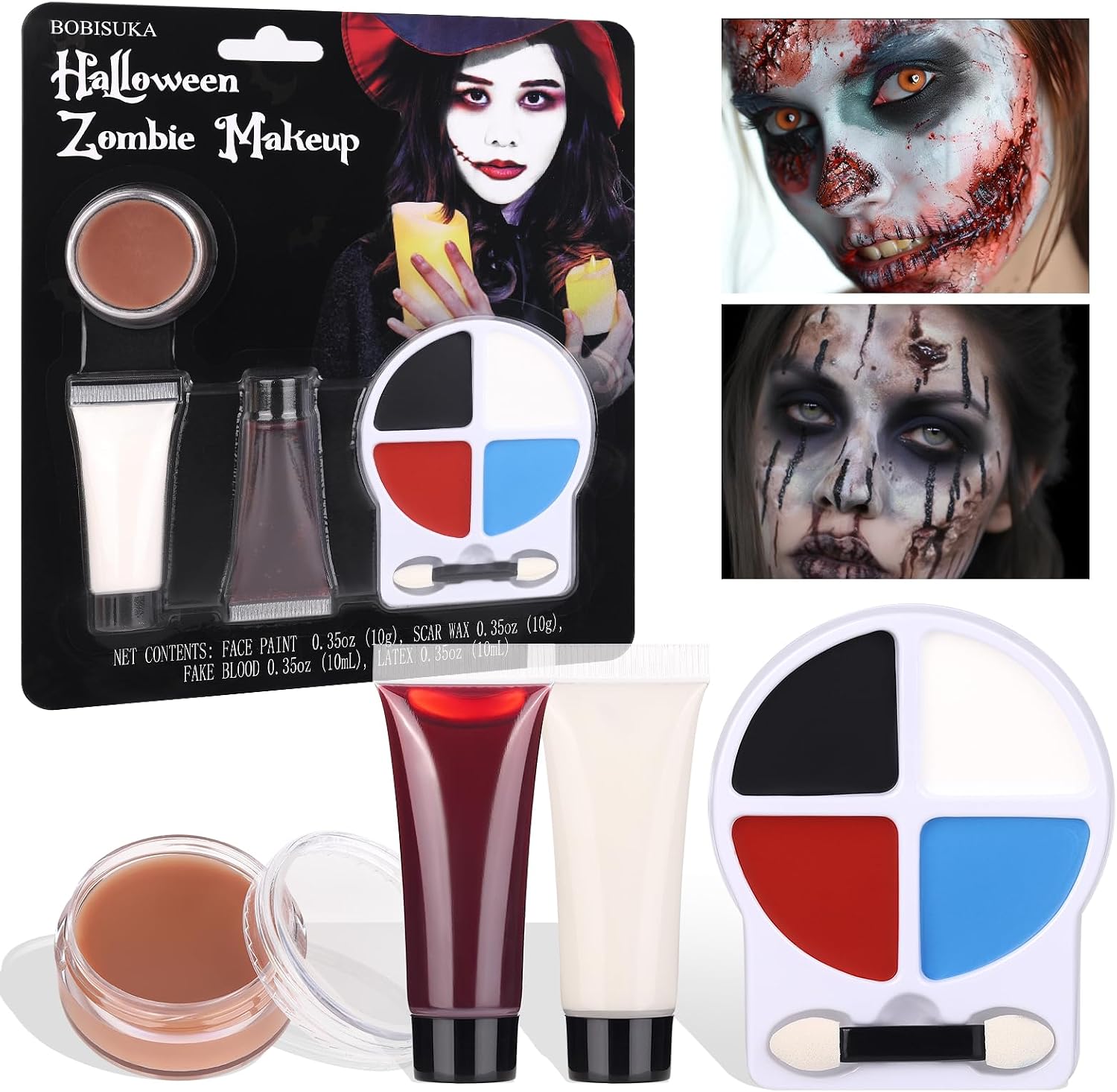 Unnecessary Halloween Zombie Makeup Kit 4 — WeirdThingsToBuy weird find