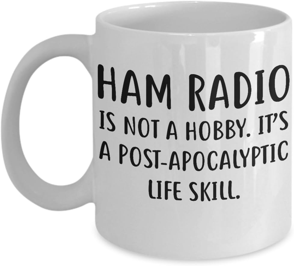 Unnecessary Ham Radio Coffee Mug — WeirdThingsToBuy weird find
