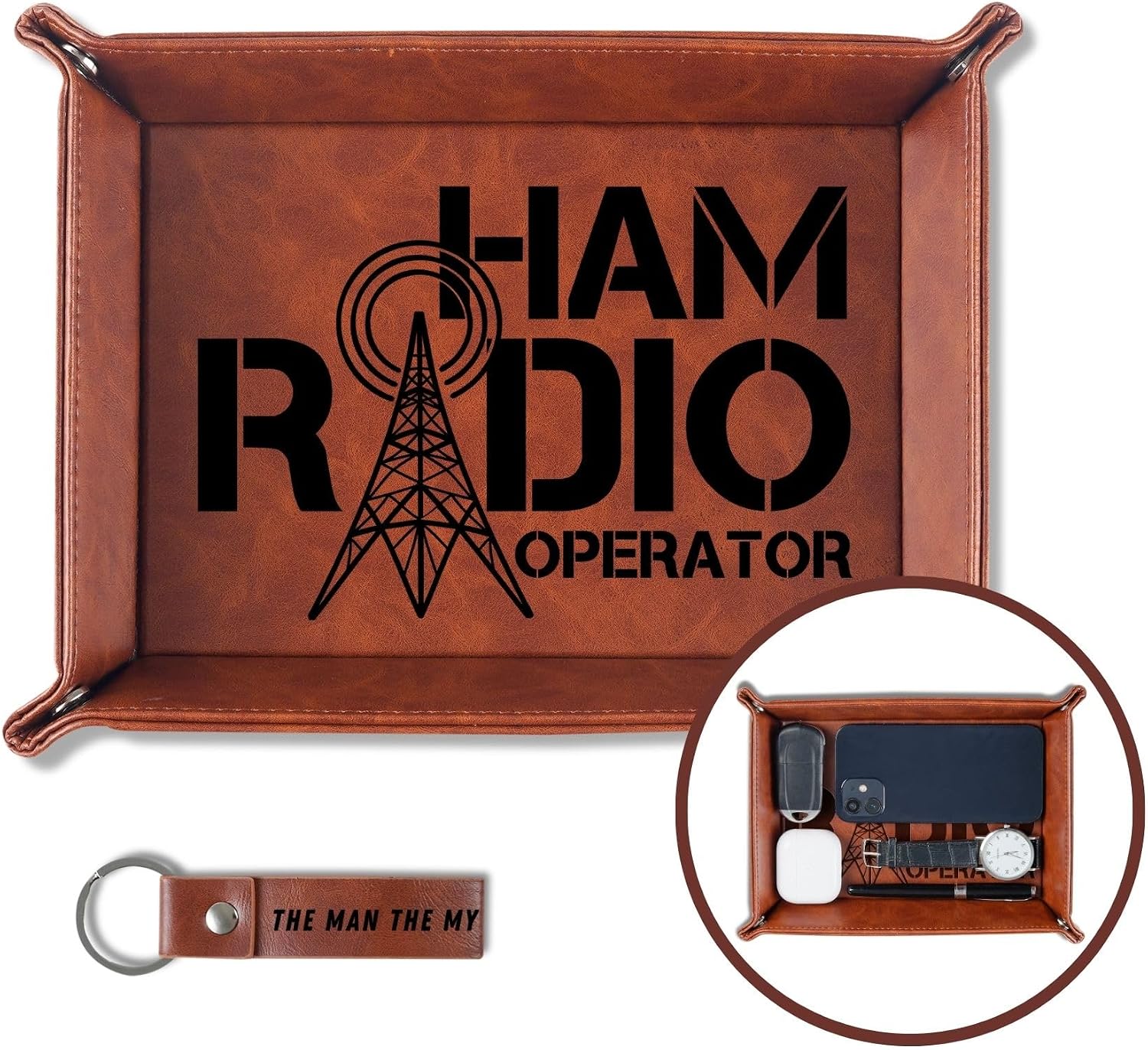Unnecessary Ham Radio Valet Tray Men — WeirdThingsToBuy weird find