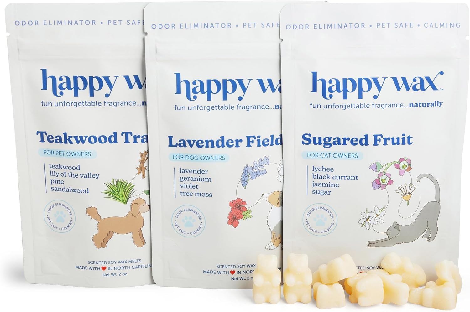 Unnecessary Happy Wax Pet Scents Collection — WeirdThingsToBuy weird find