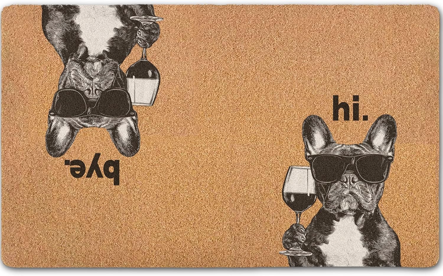 Unnecessary hi Bye Funny Bulldog Door — WeirdThingsToBuy weird find