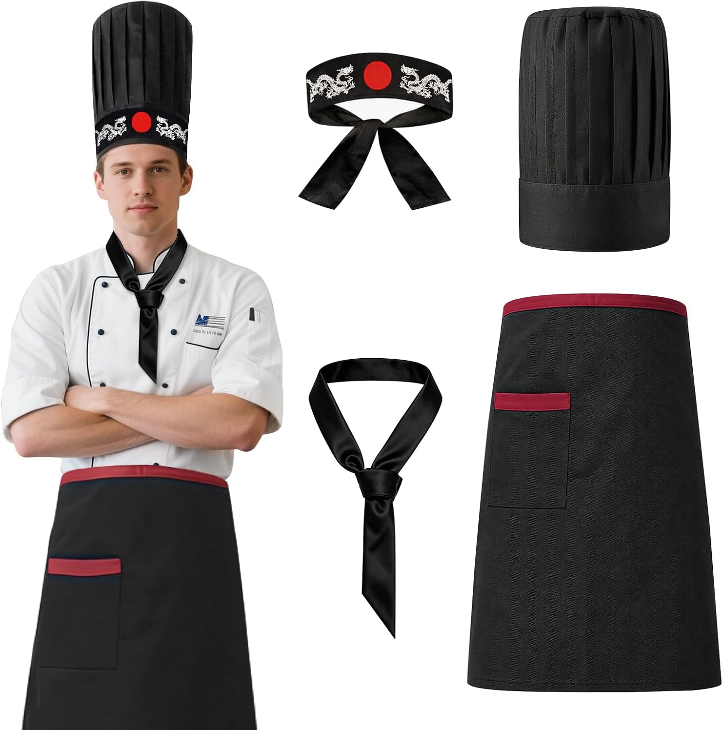 Unnecessary Hibachi Chef Hat & Apron — WeirdThingsToBuy weird find