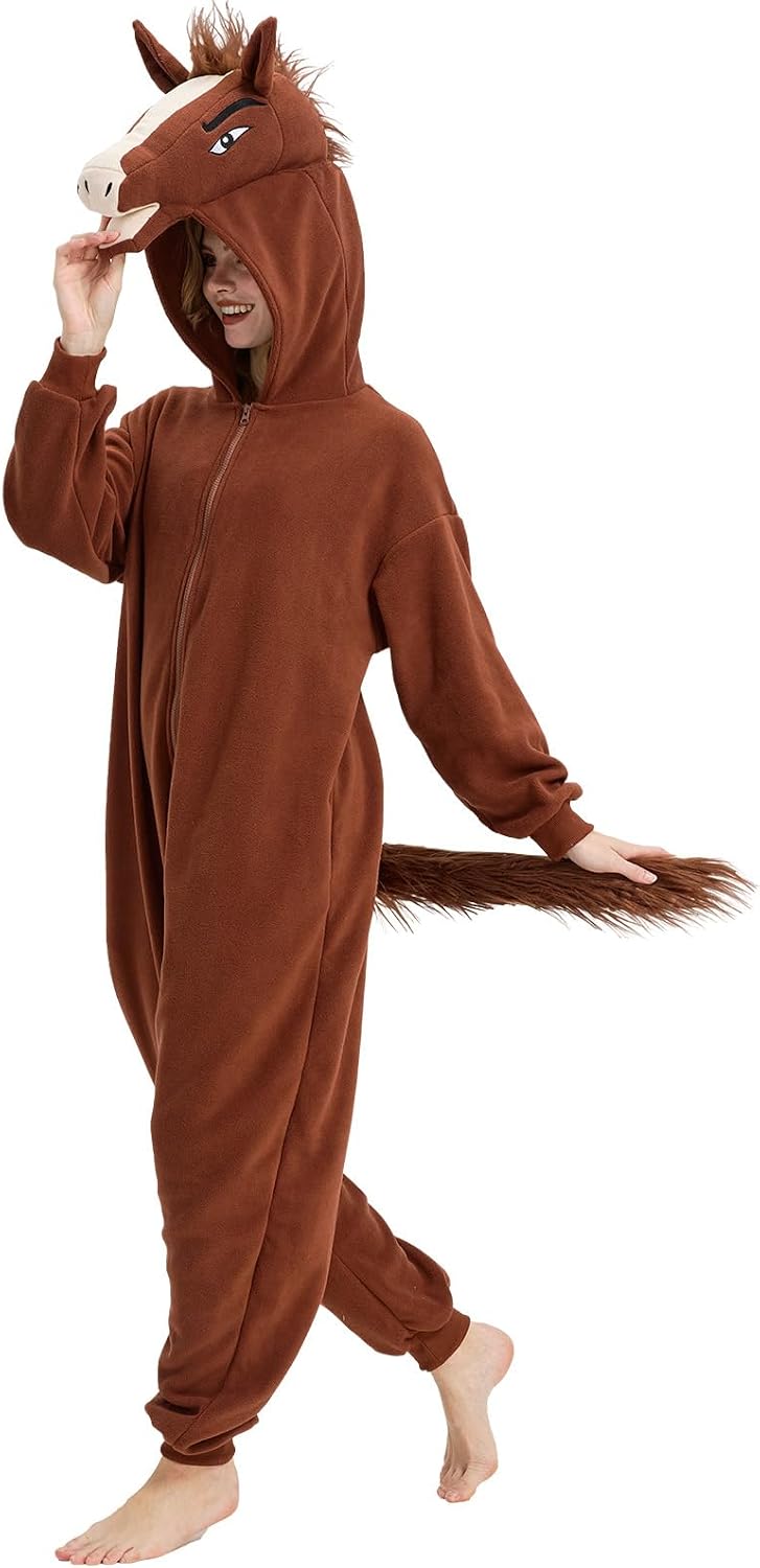 Unnecessary Horse Onesie Adults Halloween Cosplay — WeirdThingsToBuy weird find