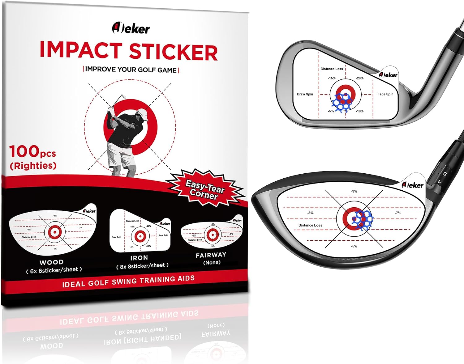 Unnecessary Ijeker Golf Impact Tape Iron — WeirdThingsToBuy weird find