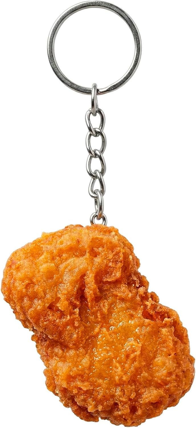 Unnecessary Imitation Chicken Nugget Keychain Funny — WeirdThingsToBuy weird find