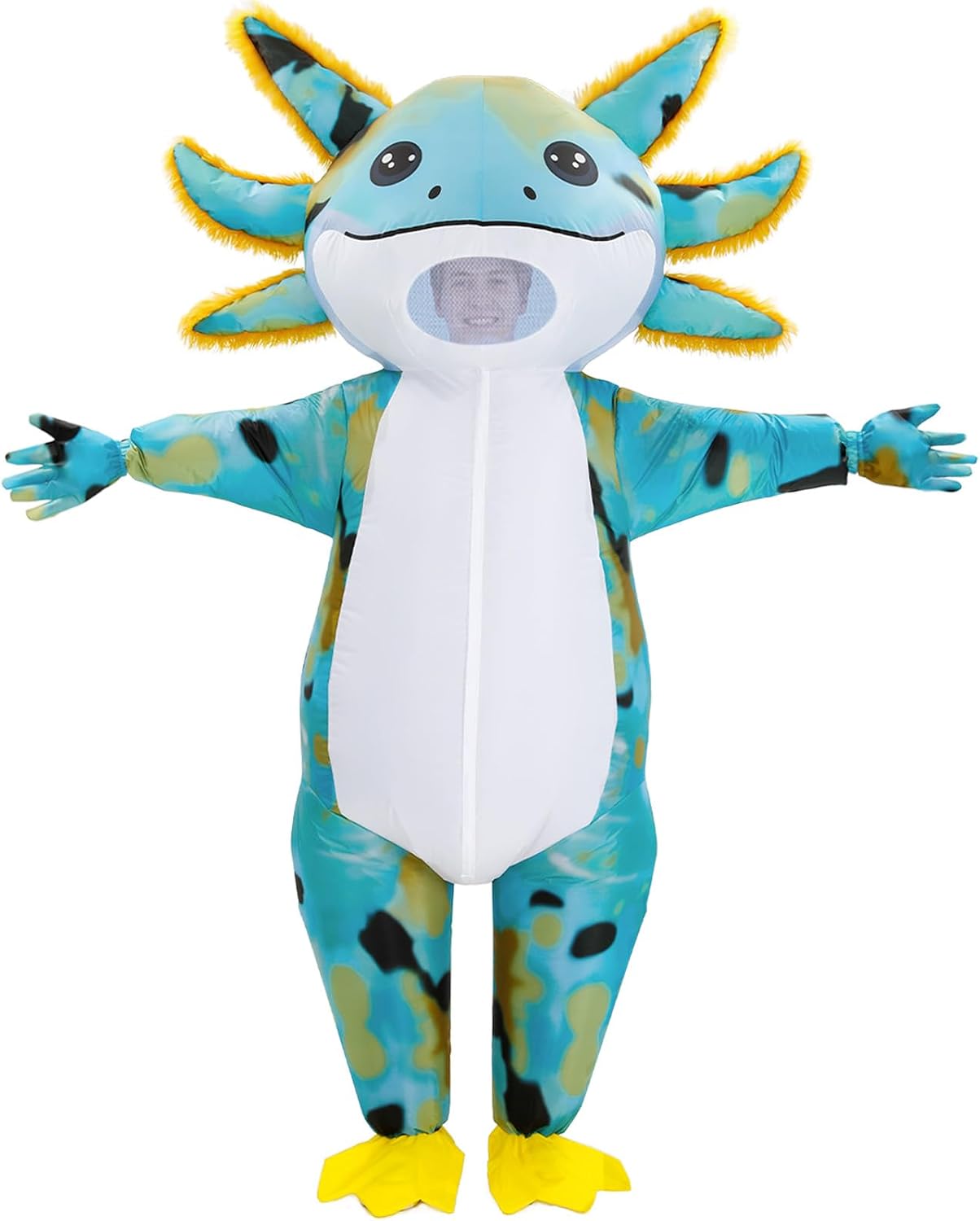 Unnecessary Inflatable Axolotl Costume Adults Funny — WeirdThingsToBuy weird find