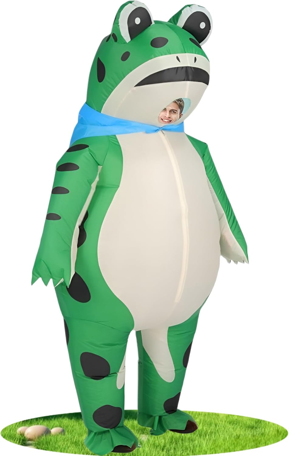 Unnecessary Inflatable Costume Adult Frog Full — WeirdThingsToBuy weird find