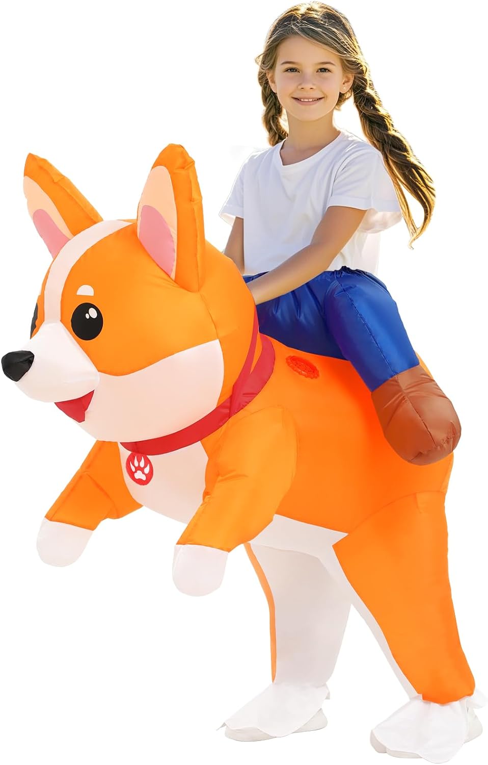 Unnecessary Inflatable Costumes Kids Dog Costume — WeirdThingsToBuy weird find