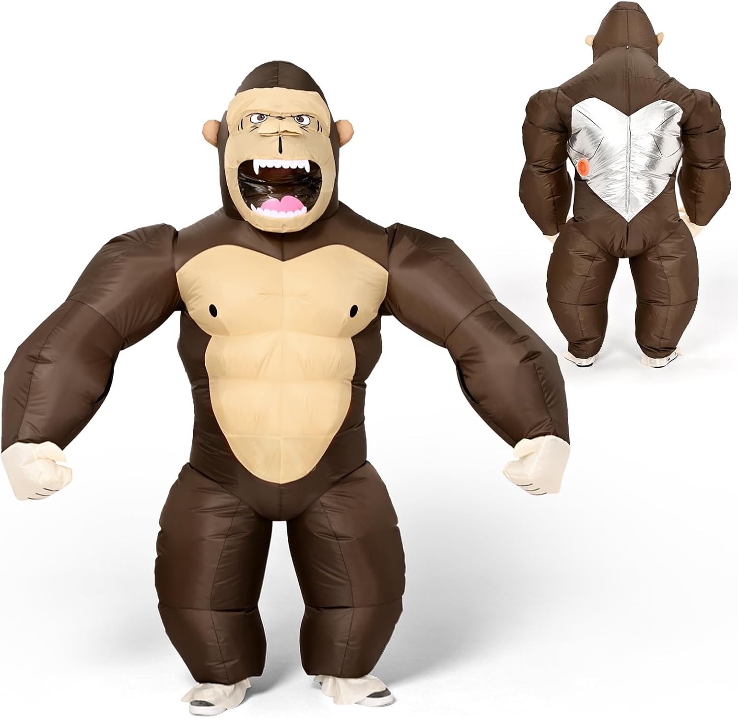 Unnecessary Inflatable Gorilla Costume Adult Blow — WeirdThingsToBuy weird find