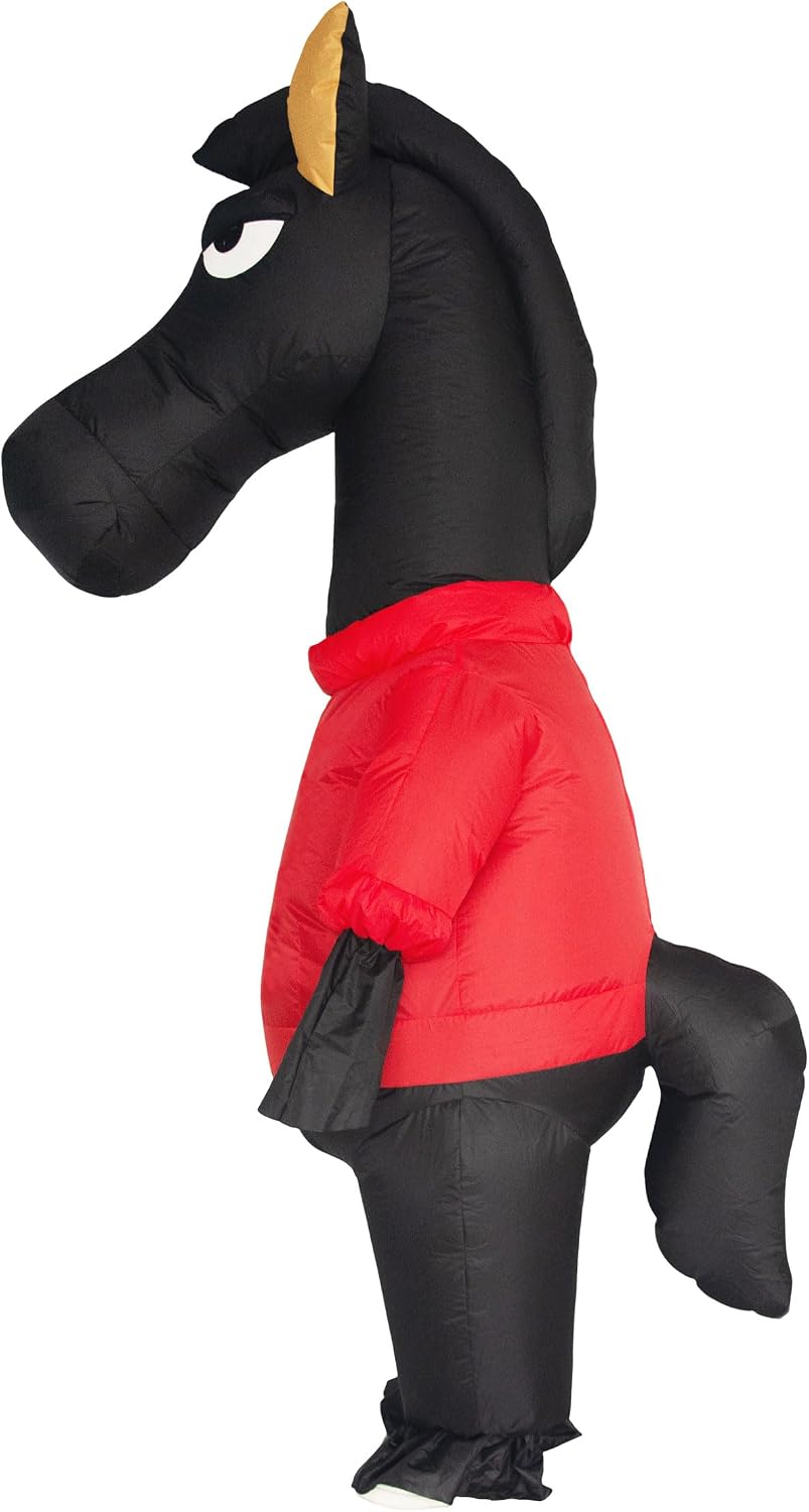 Unnecessary Inflatable Horse Costume Adults Funny — WeirdThingsToBuy weird find