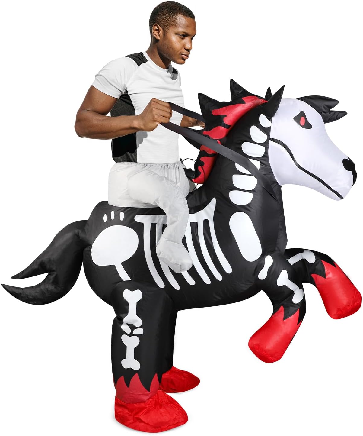Unnecessary Inflatable Horse Costume — WeirdThingsToBuy weird find