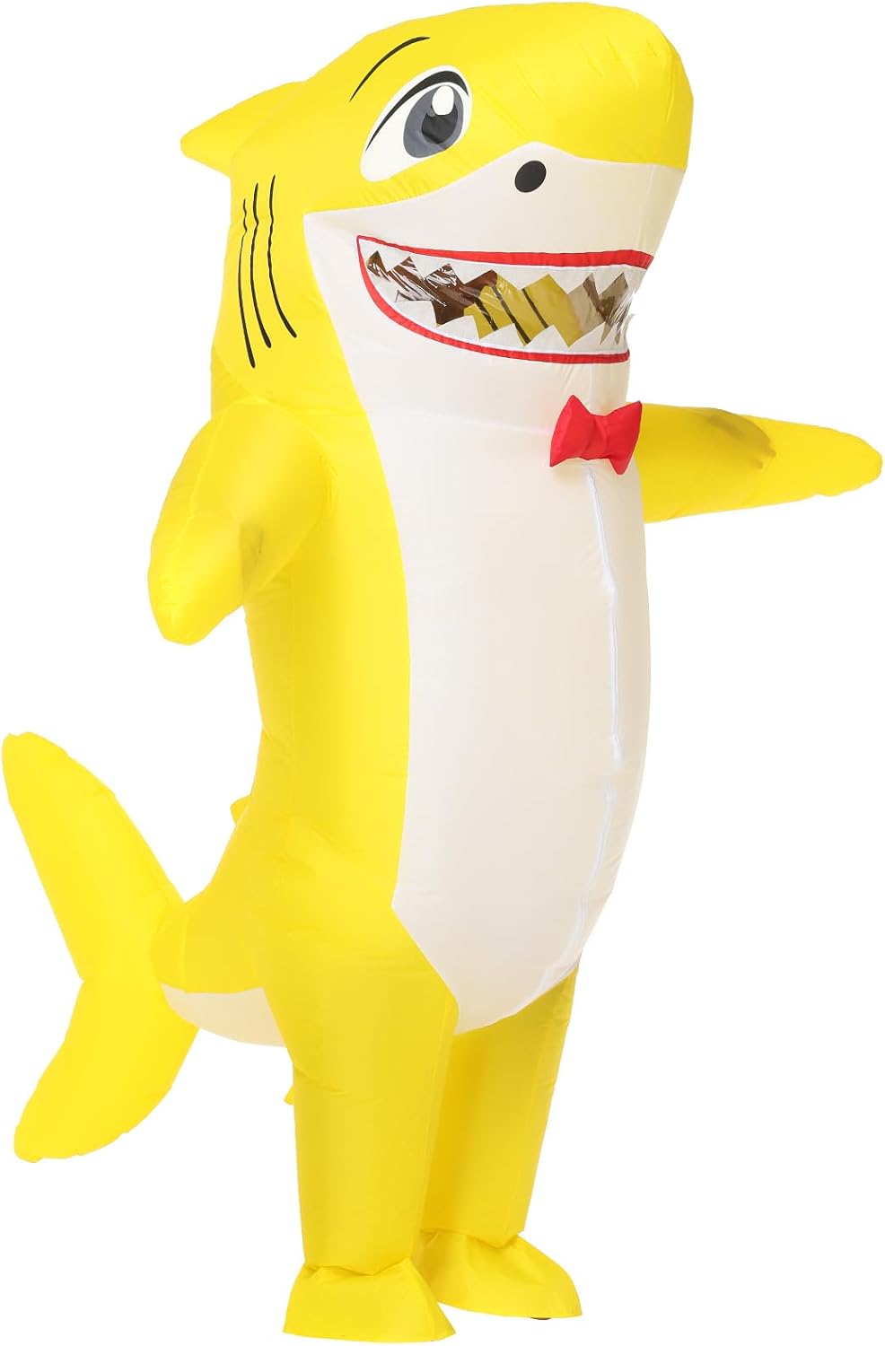 Unnecessary Inflatable Shark Costumes Shark Blow — WeirdThingsToBuy weird find