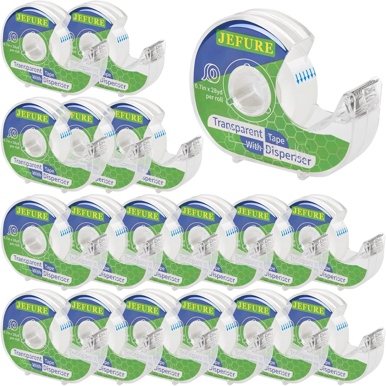Unnecessary Jefure 18 Transparent Tape Dispenser — WeirdThingsToBuy weird find