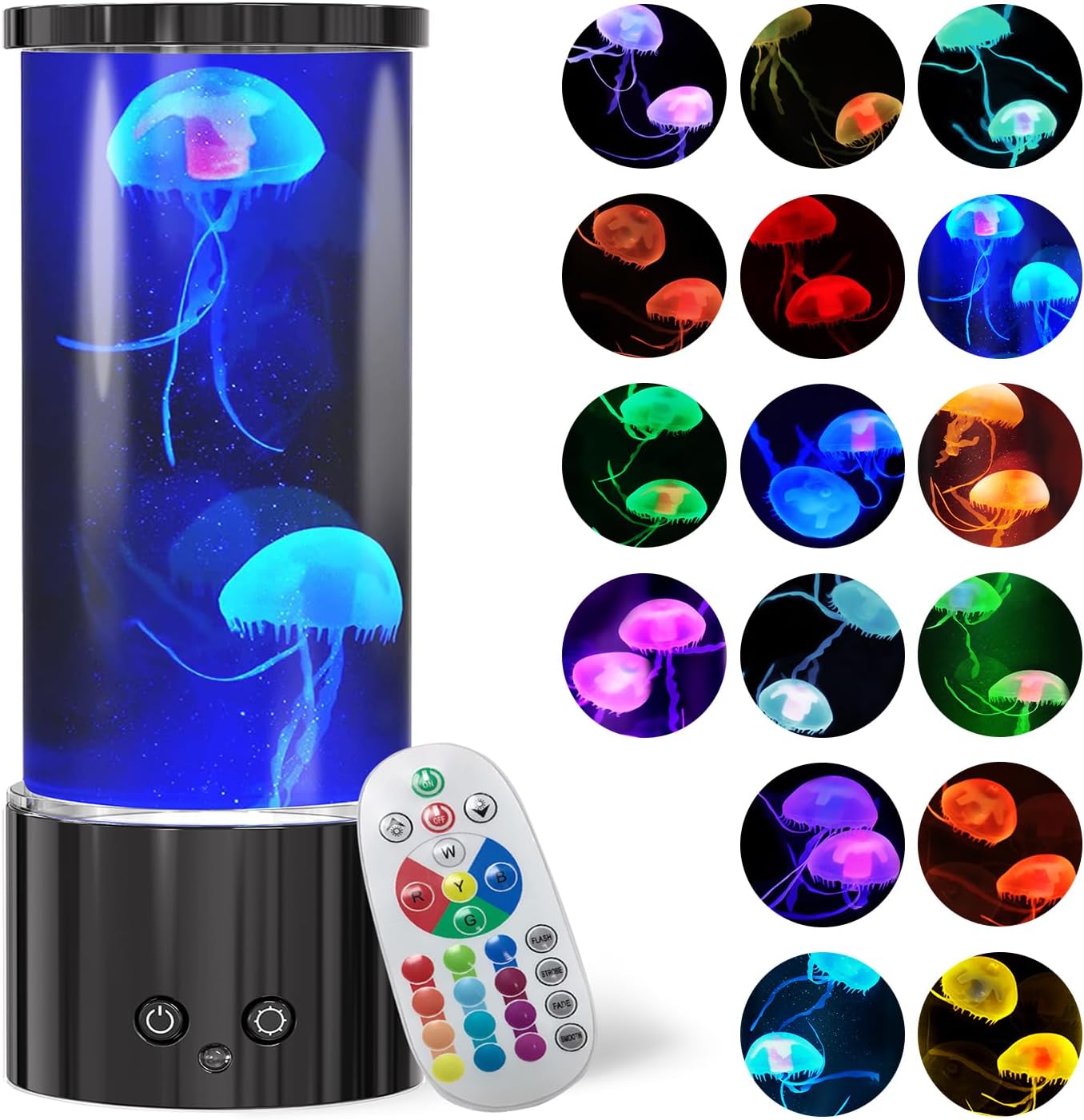 Unnecessary Jellyfish Lamp Led Jellyfish Tank — WeirdThingsToBuy weird find