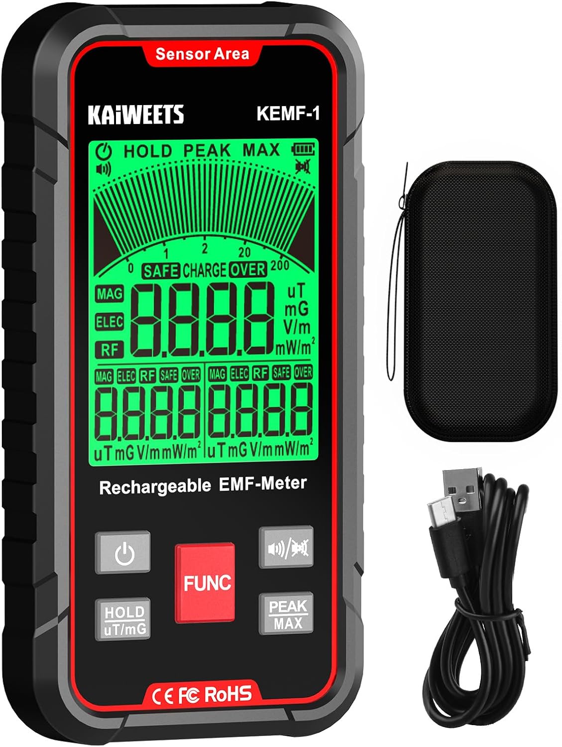 Unnecessary Kaiweets Emf Detector 3 — WeirdThingsToBuy weird find