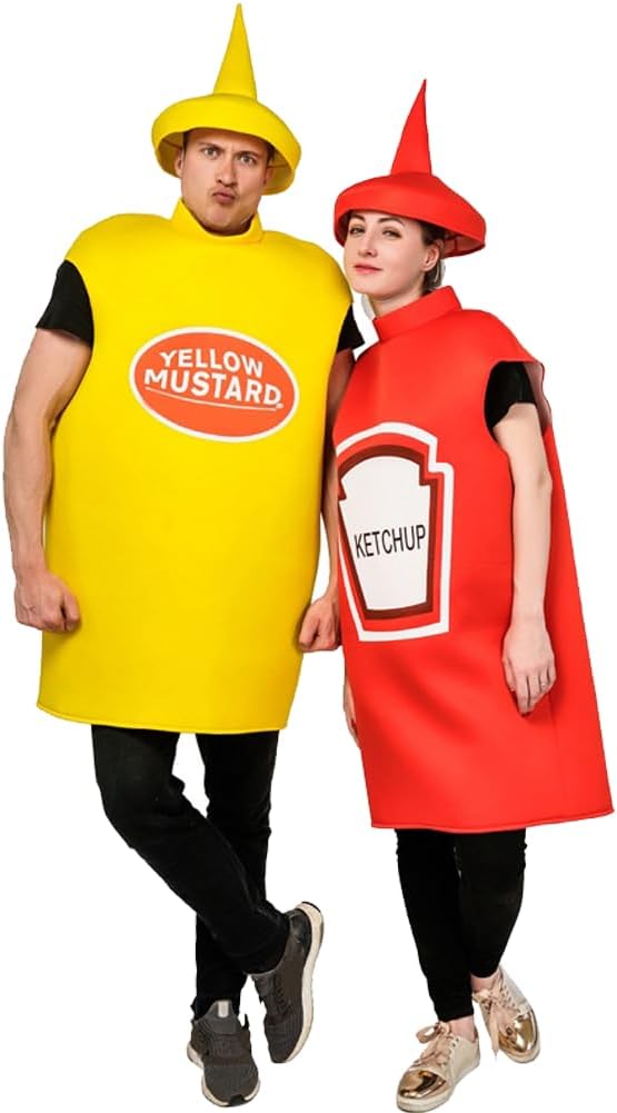 Unnecessary Ketchup & Mustard Costume Funny — WeirdThingsToBuy weird find