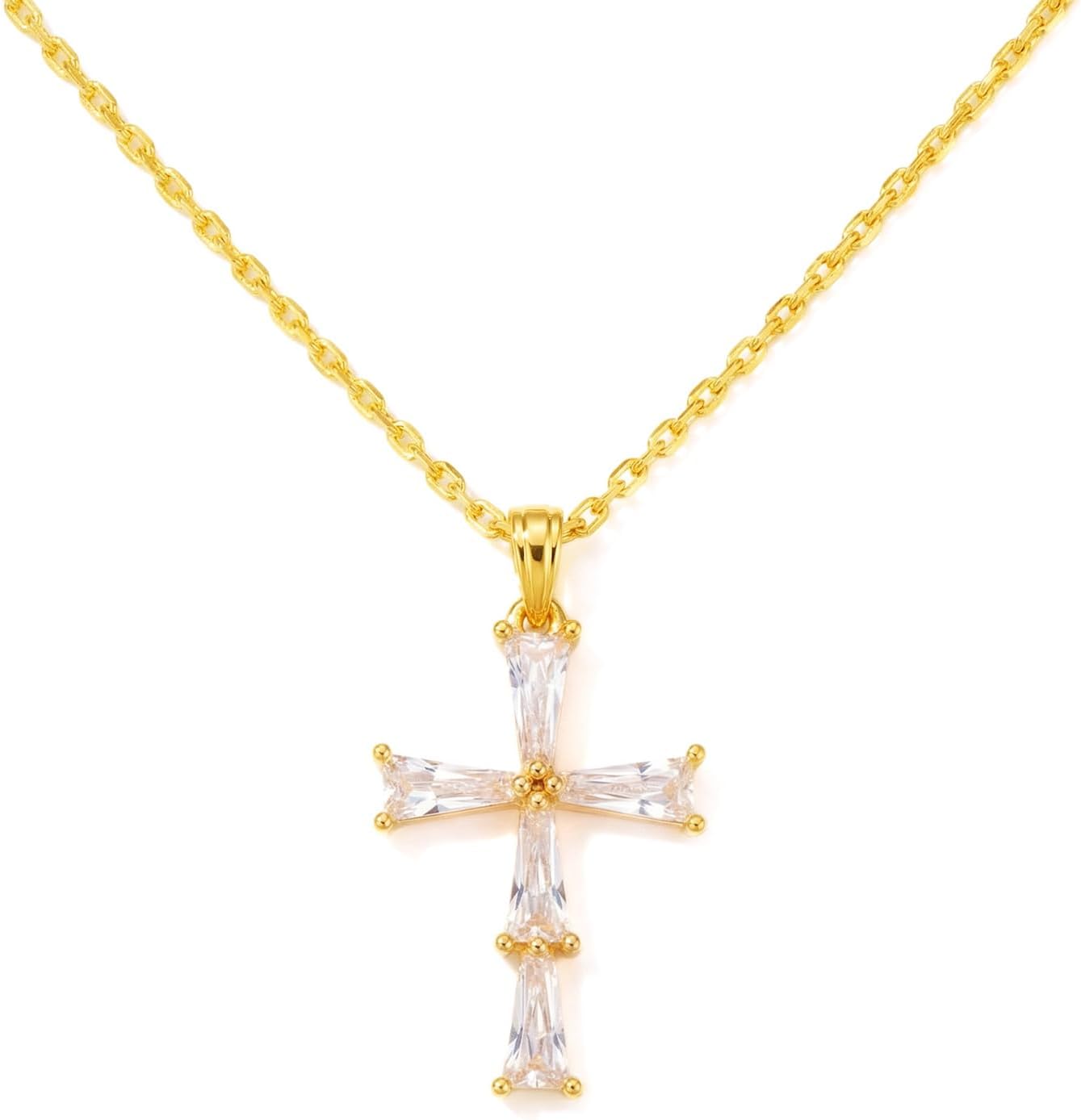 Unnecessary Kkandpp Cross Necklace Women 14k — WeirdThingsToBuy weird find