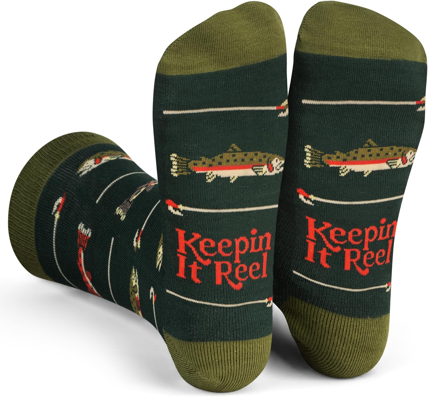 Unnecessary Lavley Fishing Hunting Socks Funny — WeirdThingsToBuy weird find