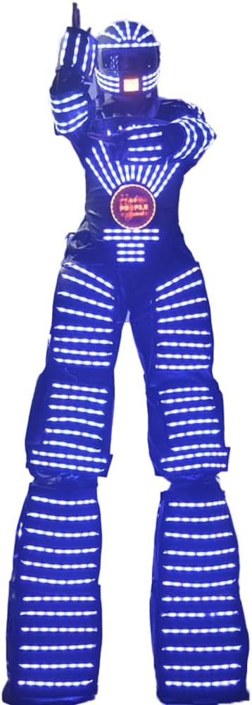 Unnecessary Luminous Robot Stilts Suit Stage — WeirdThingsToBuy weird find