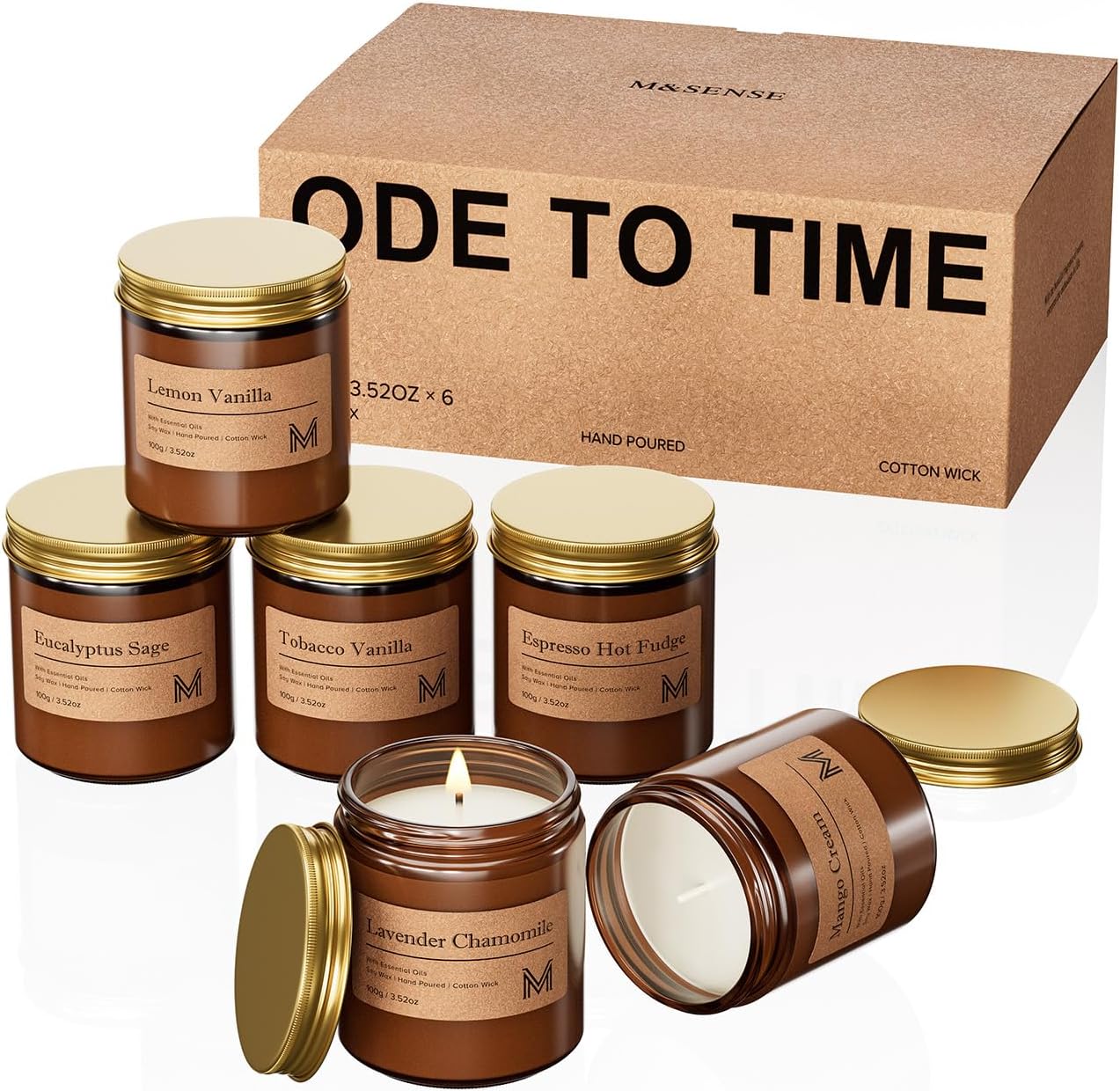 Unnecessary m Sense 6 Pack Candle — WeirdThingsToBuy weird find
