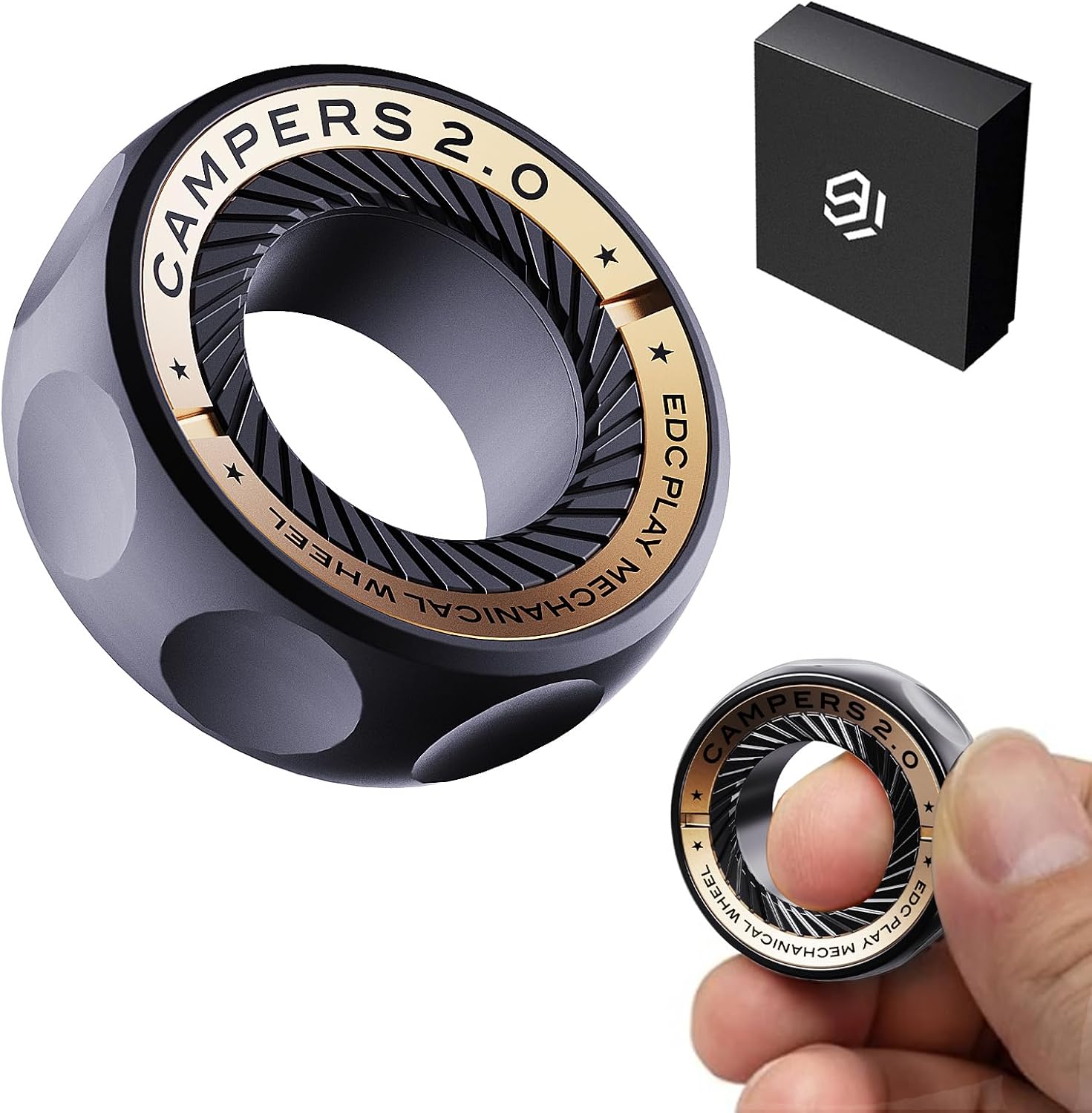 Unnecessary Magnetic Fidget Ring Spinner — WeirdThingsToBuy weird find
