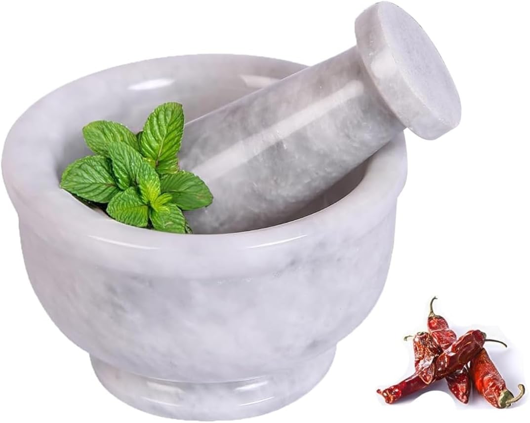 Unnecessary Marble Hives Marble Mortar Pestle — WeirdThingsToBuy weird find
