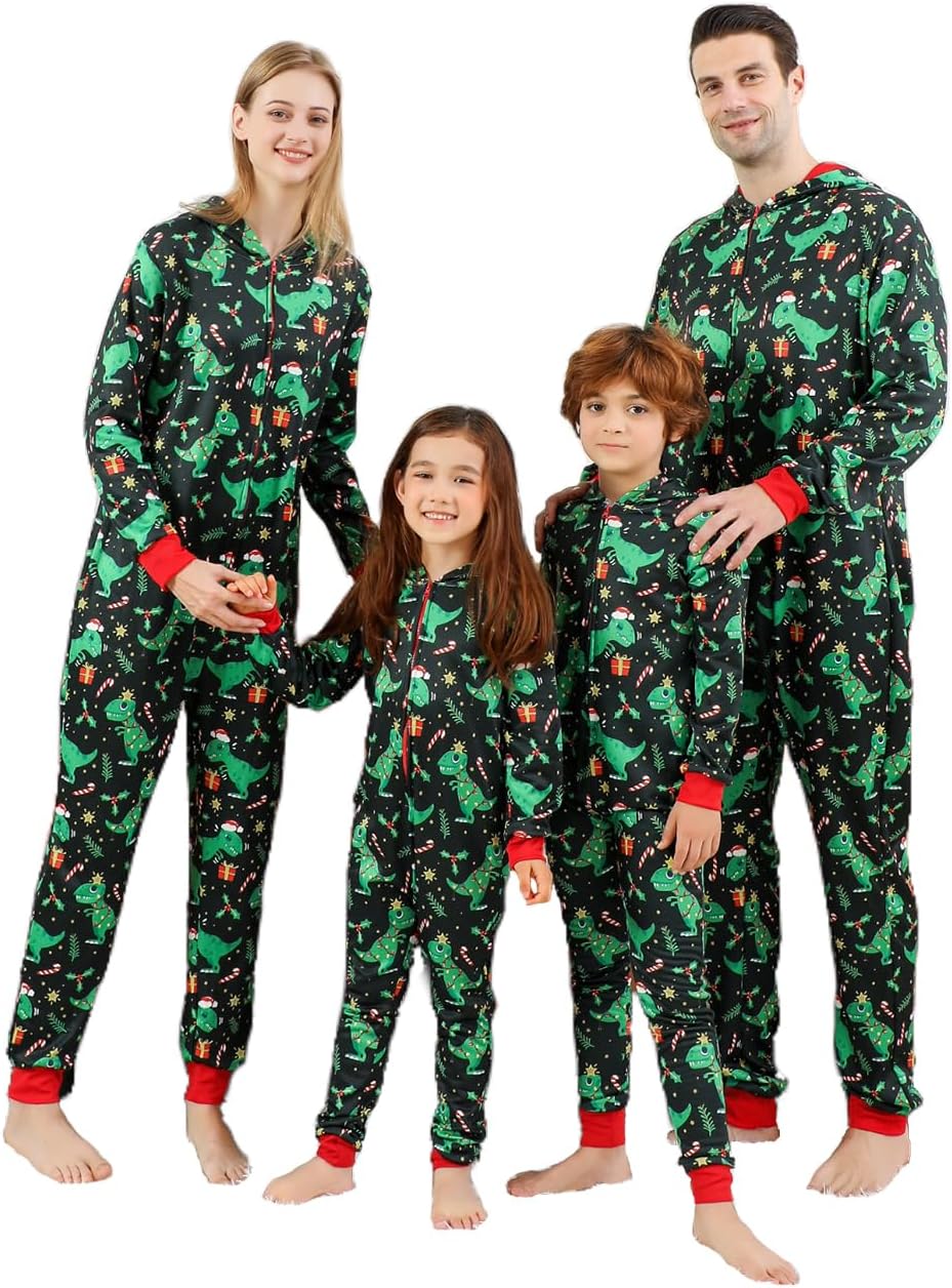 Unnecessary Matching Christmas Onesie Pajamas Family — WeirdThingsToBuy weird find