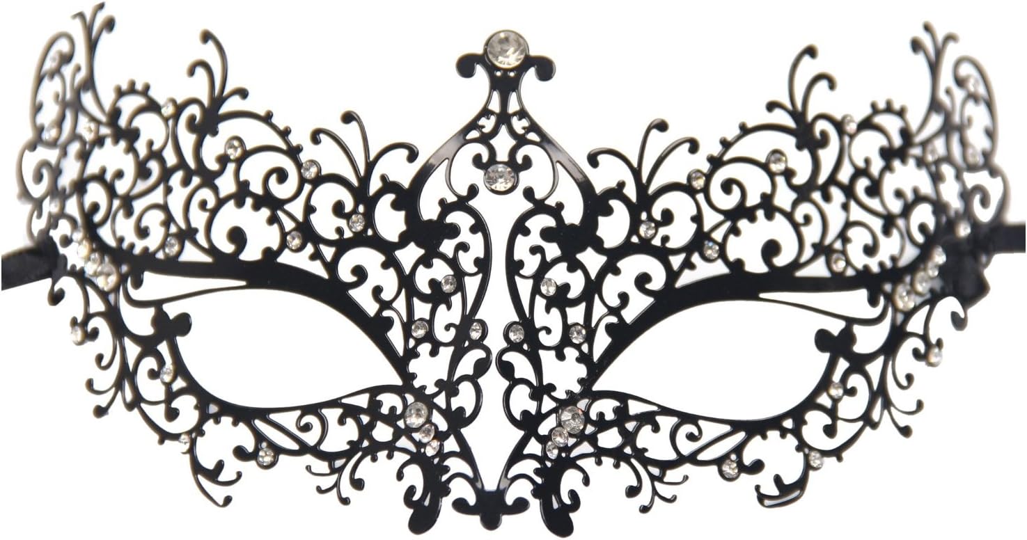 Unnecessary Metal Laser Cut Masquerade Mask — WeirdThingsToBuy weird find