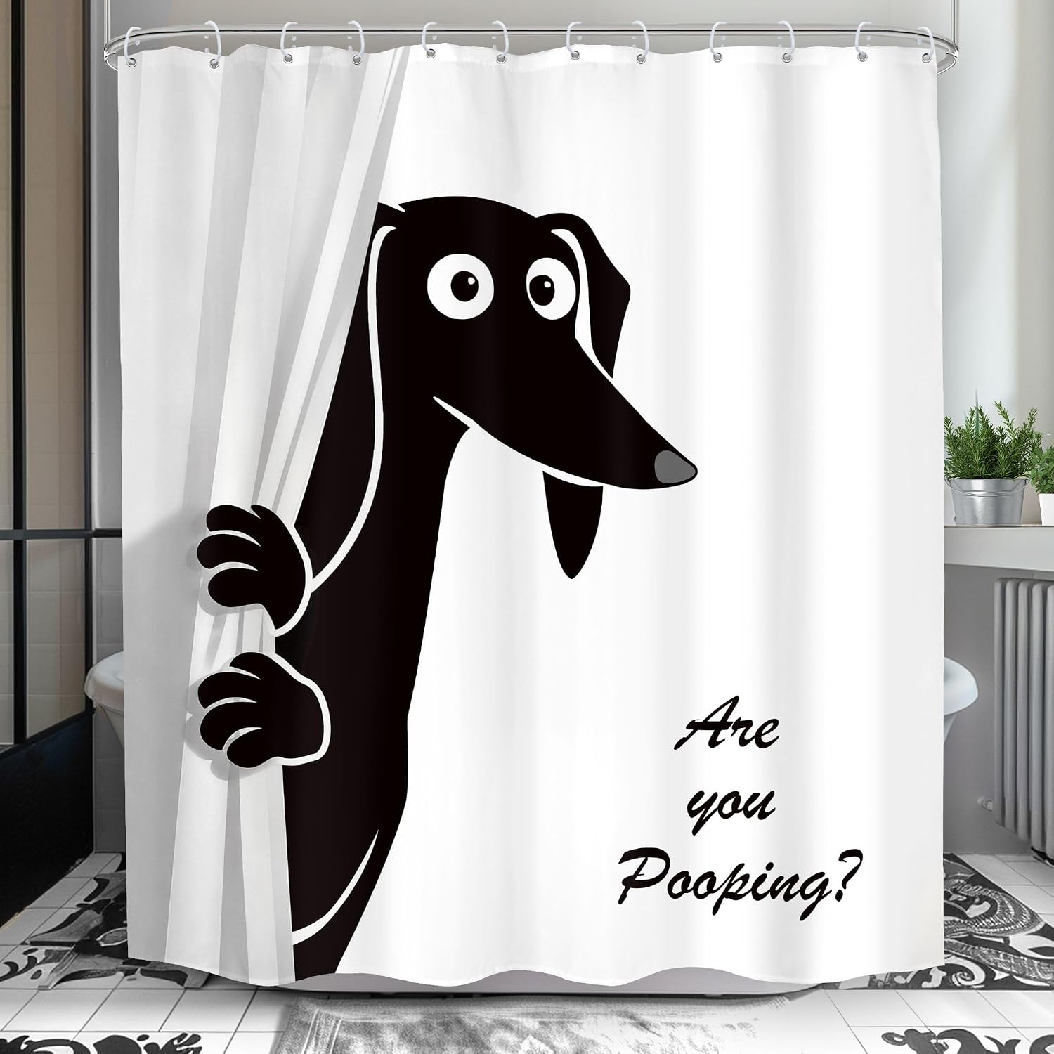 Unnecessary Mitpok Black White Dog Puppy — WeirdThingsToBuy weird find