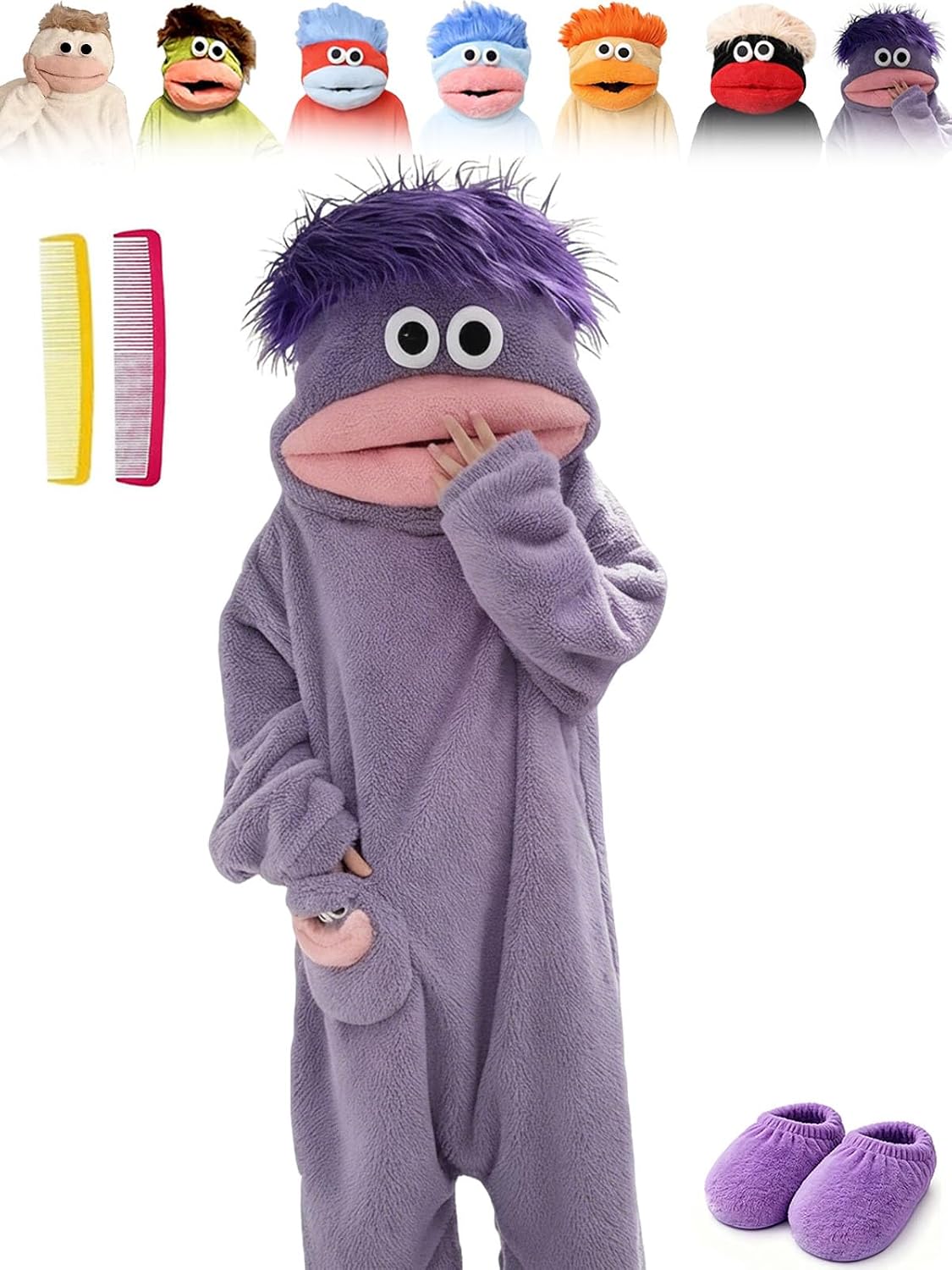 Unnecessary Mouth Monster Onesie Adults — WeirdThingsToBuy weird find