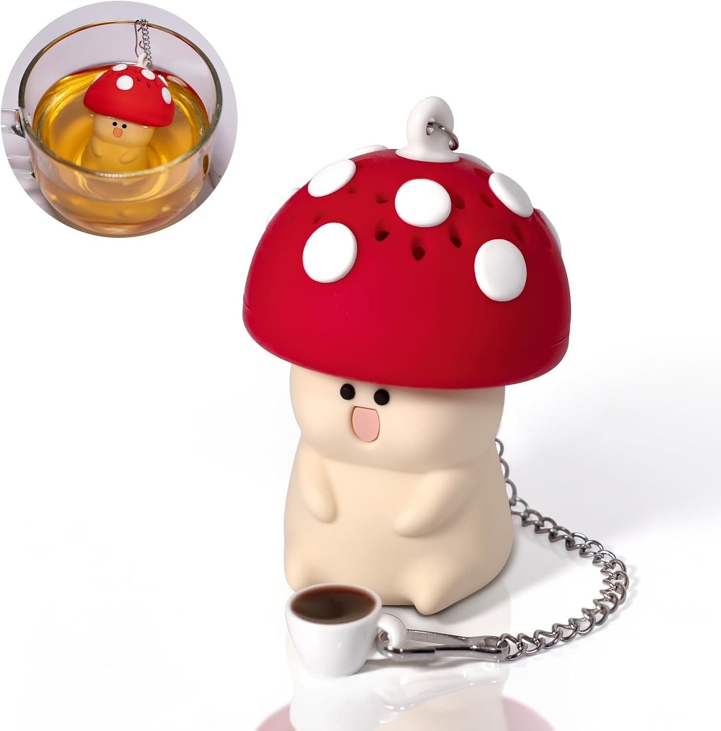 Unnecessary Mushroom Tea Infuser Loose Leaf — WeirdThingsToBuy weird find
