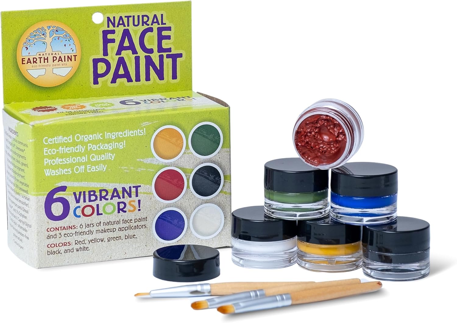 Unnecessary Natural Earth Paint Face Paint — WeirdThingsToBuy weird find