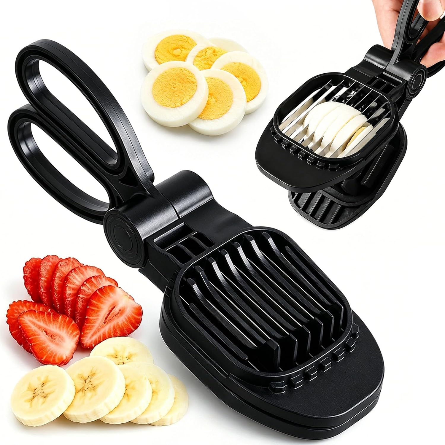 Unnecessary Novano Fruit Slicer Egg Slicer — WeirdThingsToBuy weird find