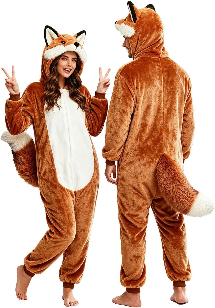 Unnecessary Onesie Adult Costume Flannel Animal — WeirdThingsToBuy weird find