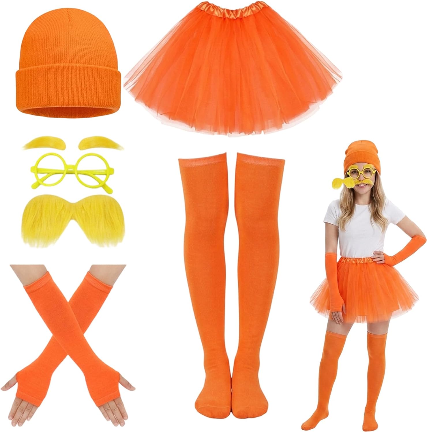 Unnecessary Orange Costumes Halloween Costume Set — WeirdThingsToBuy weird find