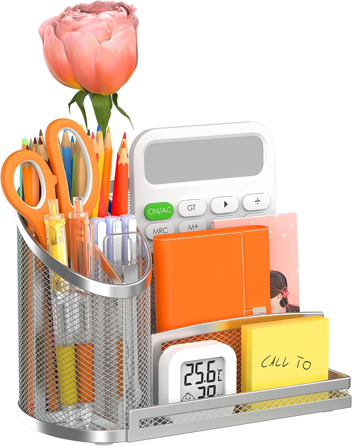 Unnecessary Orgmate Metal Mesh Desk Organizer — WeirdThingsToBuy weird find