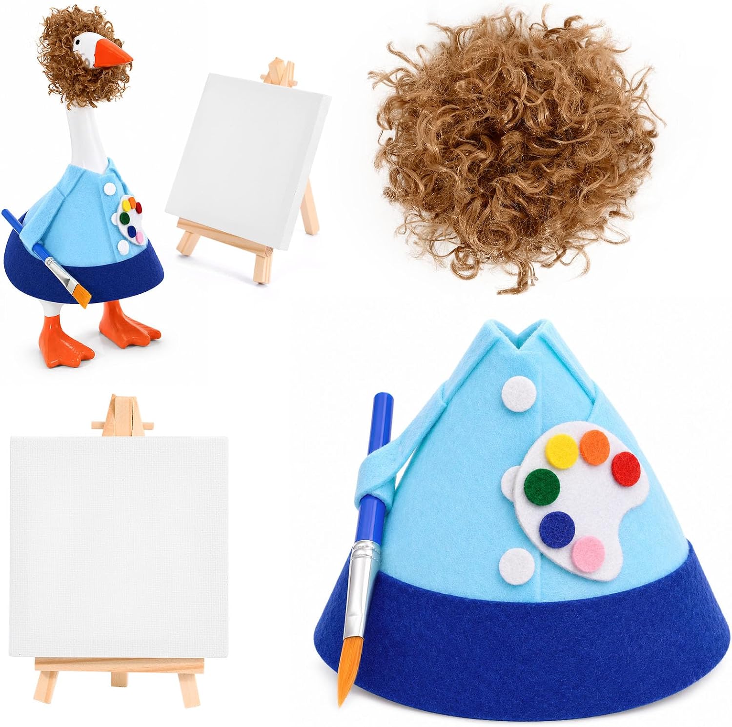 Unnecessary Painter Desk Goose Outfits Mini — WeirdThingsToBuy weird find