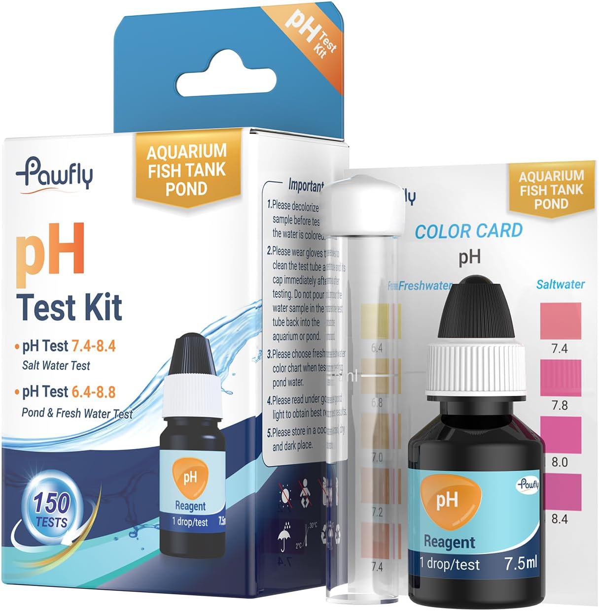 Unnecessary Pawfly Aquarium ph Test Kit — WeirdThingsToBuy weird find