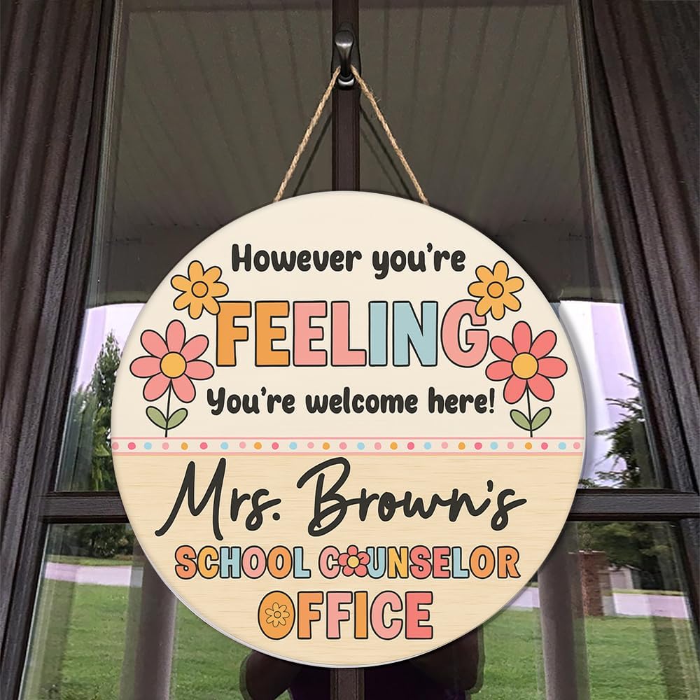 Unnecessary Personalize School Counselor Office Door — WeirdThingsToBuy weird find